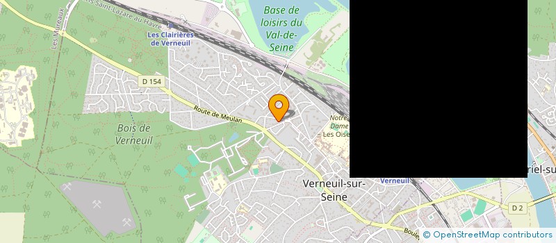 localisation de l'entreprise LE TEMPS DES LOISIRS à VERNEUIL-SUR-SEINE