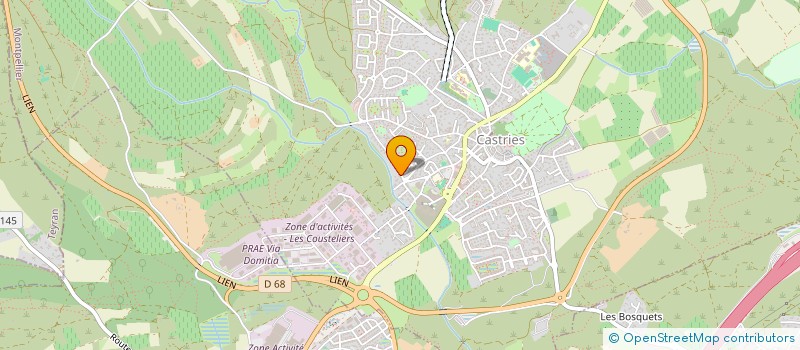 localisation de l'entreprise LE TEMPS DES LOISIRS  CASTRIES