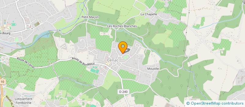 localisation de l'entreprise LE TEMPS DES LUMIERES  CENAC