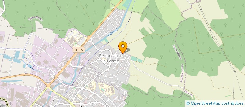 localisation de l'entreprise LE TEMPS DES PAPILLES à SAINT-DIZIER