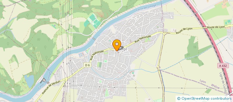 localisation de l'entreprise LE TEMPS DES SAISONS  JONAGE