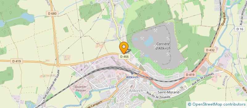 localisation de l'entreprise LE TEMPS DES SAISONS à ALTKIRCH