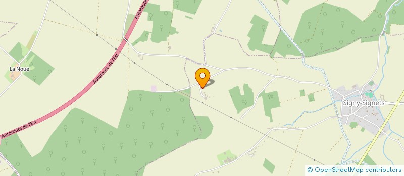 localisation de l'entreprise LE TEMPS DES SAVEURS  SIGNY-SIGNETS