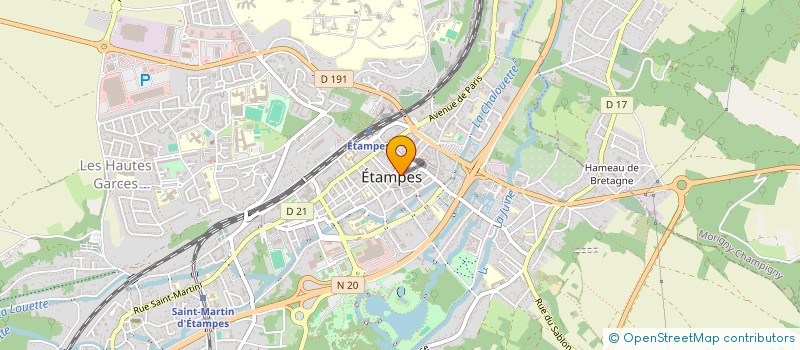 localisation de l'entreprise LE TEMPS DES SAVEURS à ETAMPES