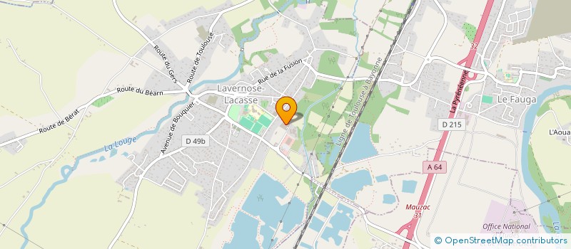 localisation de l'entreprise LE TEMPS DES VOISINS  LAVERNOSE-LACASSE