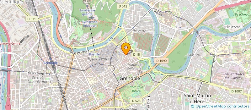 localisation de l'entreprise LE TEMPS DU LILAS à GRENOBLE