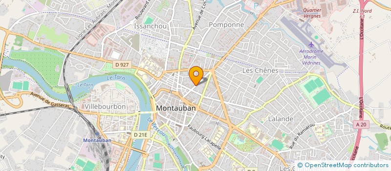 localisation de l'entreprise LE TEMPS DU SOUFFLE  MONTAUBAN