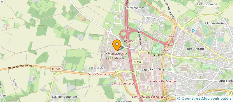 localisation de l'entreprise LE TEMPS EST BON à SAINT-GEORGES-DES-COTEAUX