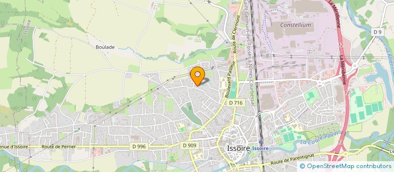 localisation de l'entreprise LE TEMPS EST BON  ISSOIRE