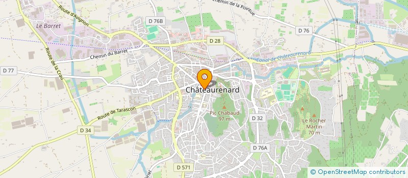 localisation de l'entreprise LE TEMPS ET L'OR  CHATEAURENARD