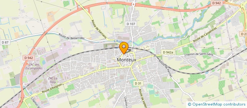 localisation de l'entreprise LE TEMPS ET L'OR à MONTEUX