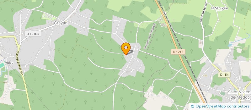 localisation de l'entreprise LE TEMPS GRISANT  GRAYAN-ET-L'HOPITAL