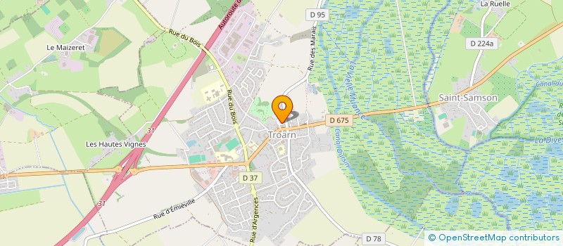 localisation de l'entreprise LE TEMPS PERDU  TROARN