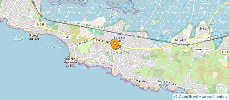 localisation de l'entreprise LE TEMPS PERDU à BATZ-SUR-MER