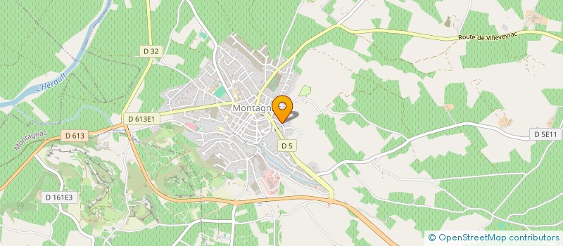 localisation de l'entreprise LE TEMPS RETROUVE  MONTAGNAC