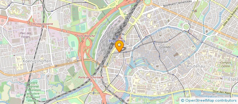 localisation de l'entreprise LE TEMPS RETROUVE DIFFUSION à STRASBOURG