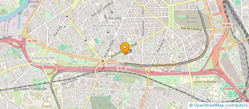 localisation de l'entreprise LE TENDRE à LILLE