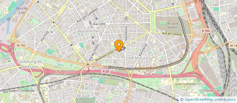 localisation de l'entreprise LE TENDRE PARPAING à LILLE