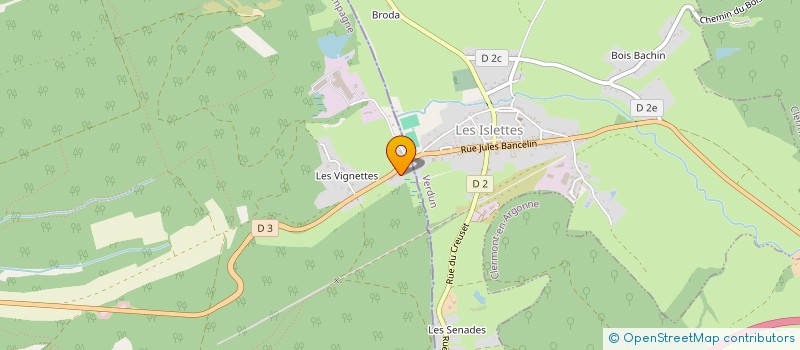 localisation de l'entreprise LE TENNESSEE  SAINTE-MENEHOULD