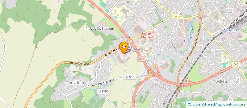 localisation de l'entreprise LE TENNESSEE à VAUXBUIN