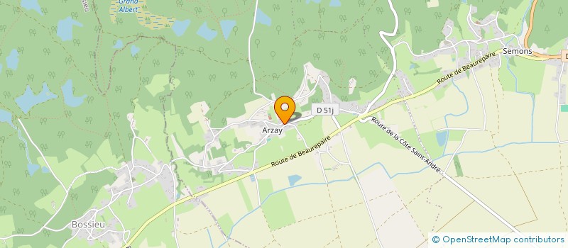 localisation de l'entreprise LE TENNIS DE GILLONNAY  GILLONNAY