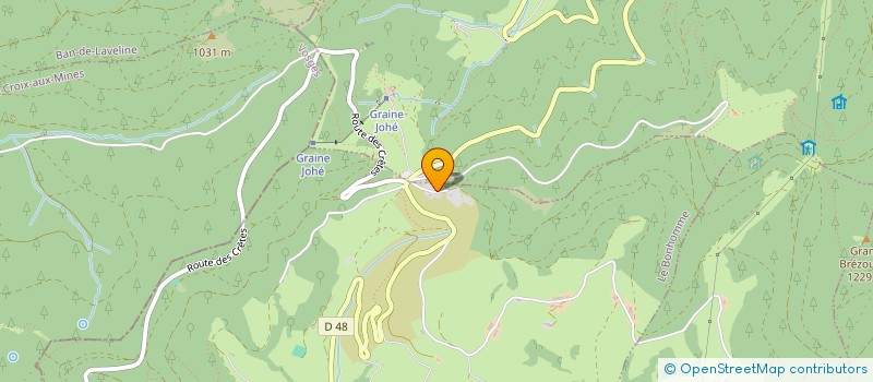 localisation de l'entreprise LE TENNIS DES BAGENELLES  LE BONHOMME