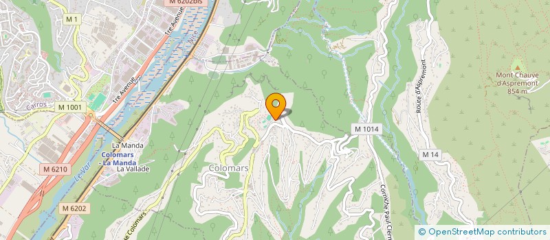 localisation de l'entreprise LE TENNIS POUR TOUS  COLOMARS