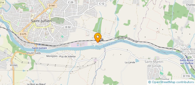 localisation de l'entreprise LE TERME ROUGE à SAINT JUNIEN