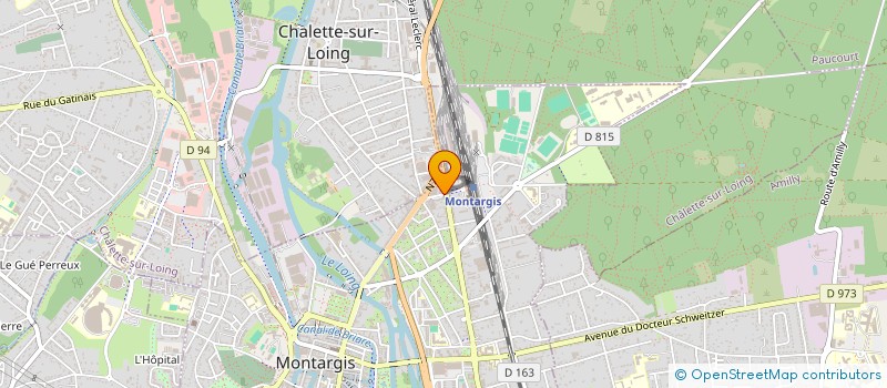 localisation de l'entreprise LE TERMINUS à MONTARGIS