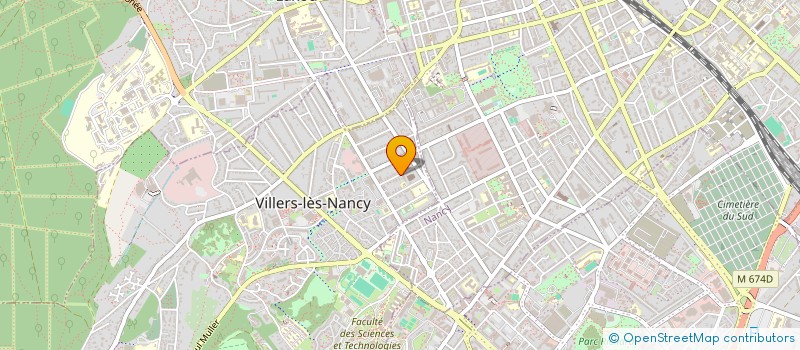 localisation de l'entreprise LE TERMINUS à VILLERS-LES-NANCY