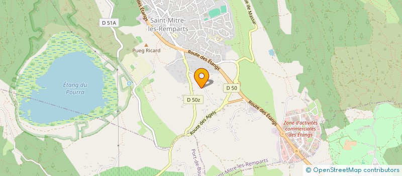 localisation de l'entreprise LE TERMINUS  SAINT-MITRE-LES-REMPARTS