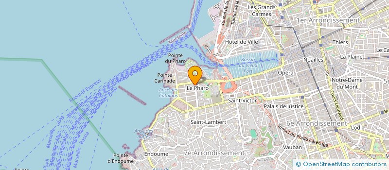 localisation de l'entreprise LE TERMINUS à MARSEILLE