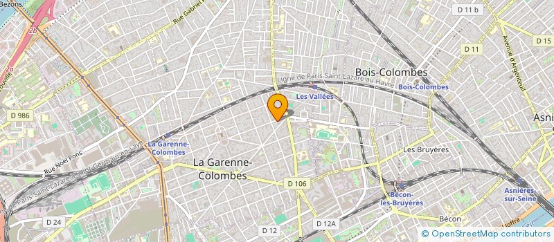 localisation de l'entreprise LE TERMINUS à LA GARENNE-COLOMBES