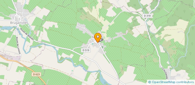 localisation de l'entreprise LE TERMINUS  MALVIES