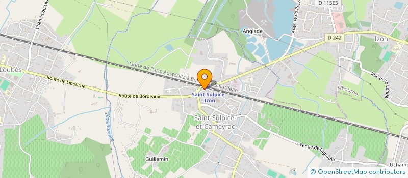 localisation de l'entreprise LE TERMINUS DES BOUT'CHOUX  SAINT-SULPICE-ET-CAMEYRAC