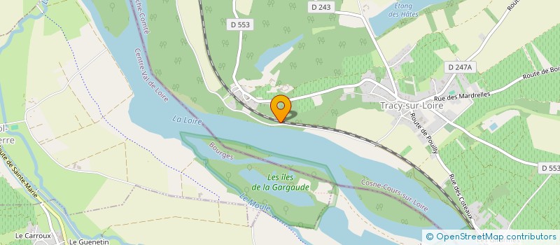 localisation de l'entreprise LE TERPS à POUILLY-SUR-LOIRE