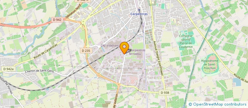 localisation de l'entreprise LE TERRADOU à CARPENTRAS