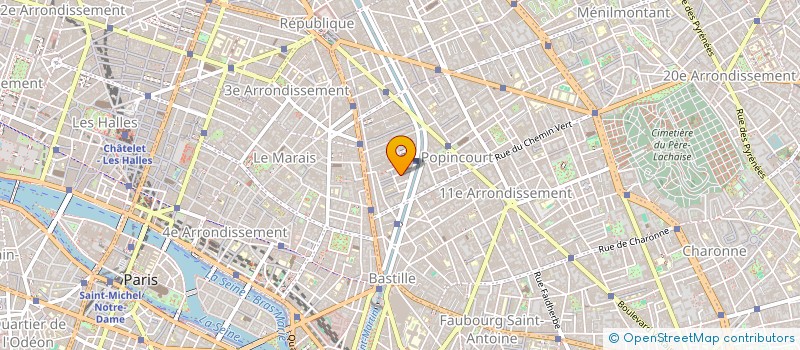 localisation de l'entreprise LE TERRAIN PARIS  PARIS