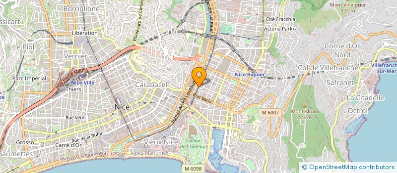 localisation de l'entreprise LE TERRAIN VAGUE à NICE