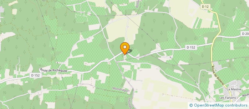 localisation de l'entreprise LE TERRAS  MONDRAGON
