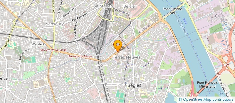 localisation de l'entreprise LE TERRE NEUVE  BORDEAUX