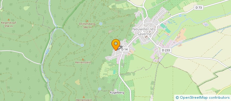 localisation de l'entreprise LE TERREAU  NEUWILLER-LES-SAVERNE