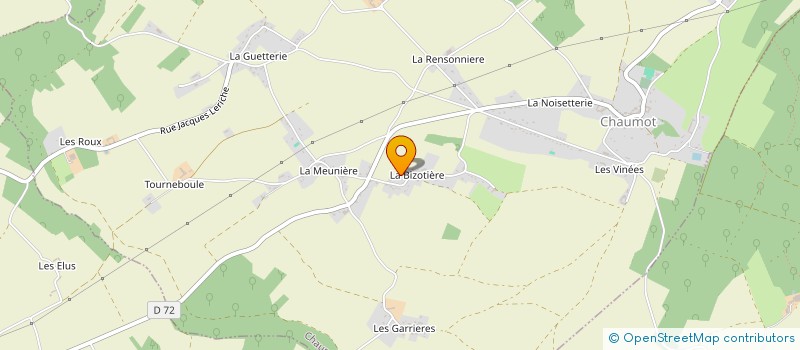 localisation de l'entreprise LE TERRIER à CHAUMOT