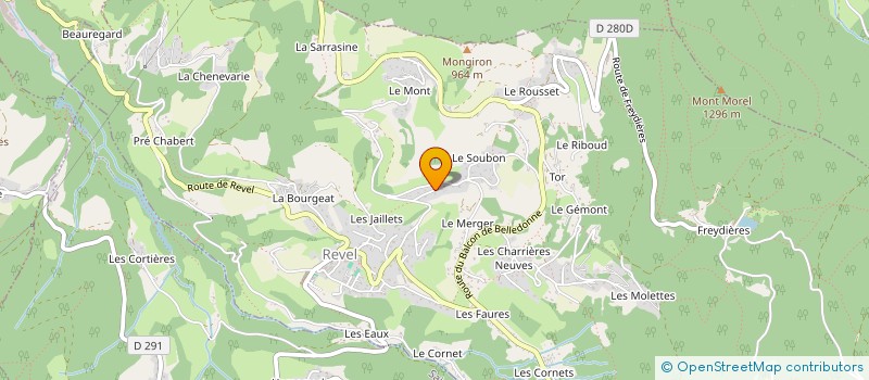 localisation de l'entreprise LE TERRIER à REVEL