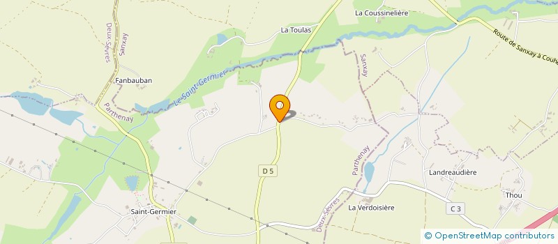 localisation de l'entreprise LE TERRIER  SAINT-GERMIER