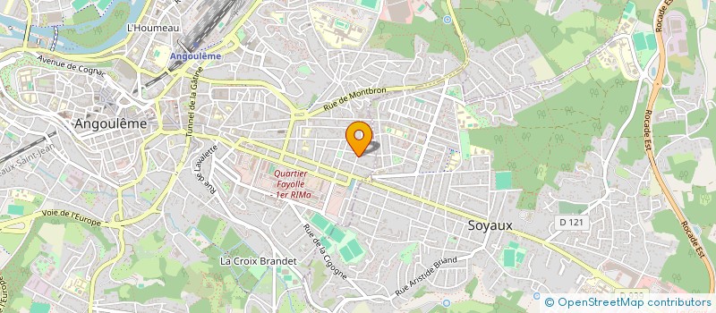 localisation de l'entreprise LE TERRIER à ANGOULEME
