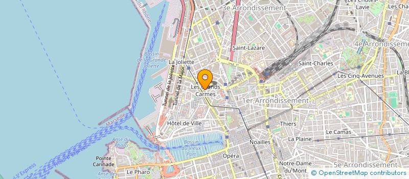 localisation de l'entreprise LE TERRIER à MARSEILLE