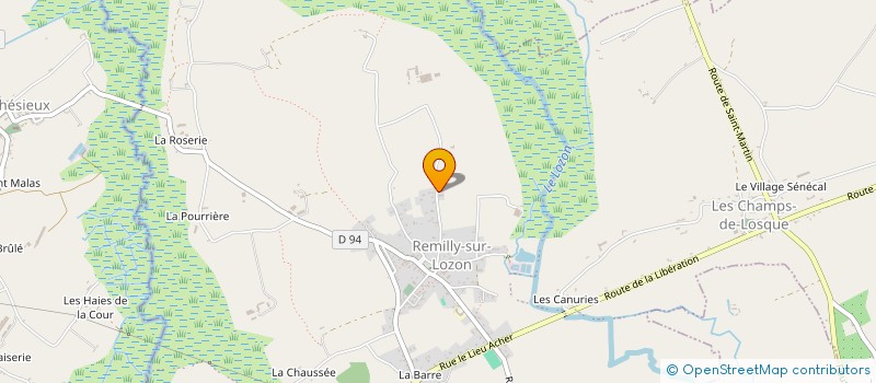 localisation de l'entreprise LE TERRIER  REMILLY LES MARAIS