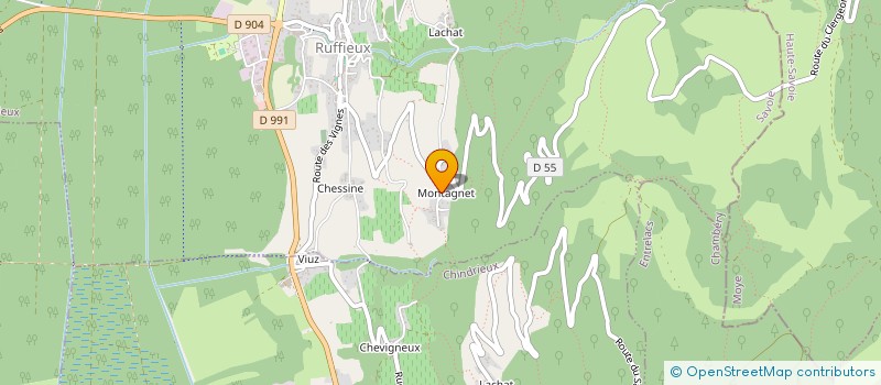 localisation de l'entreprise LE TERRIER  RUFFIEUX