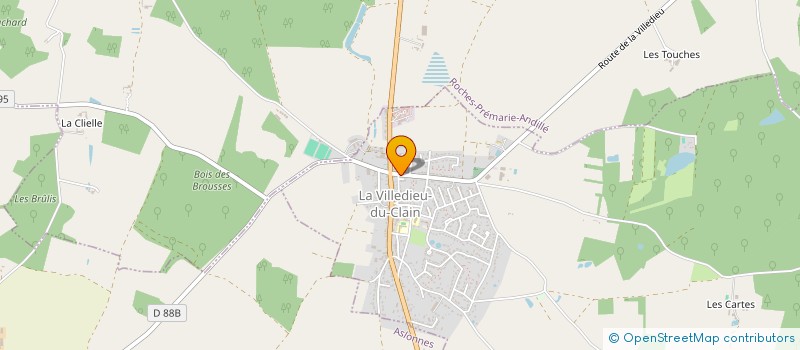 localisation de l'entreprise LE TERRIER PICTAVE  LA VILLEDIEU-DU-CLAIN